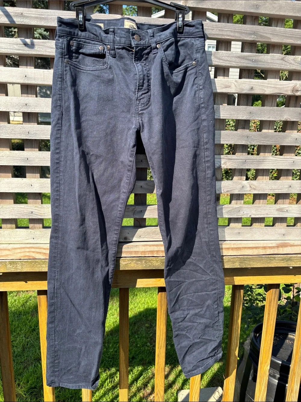 J. Crew Men's Straight-Leg Jeans in Dark Navy